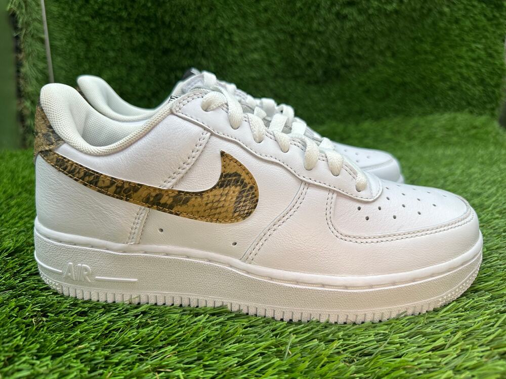 Nike Air Force 1 Low Retro AO1635-100 Athletic Sneaker Men's 6 White Leather Gym